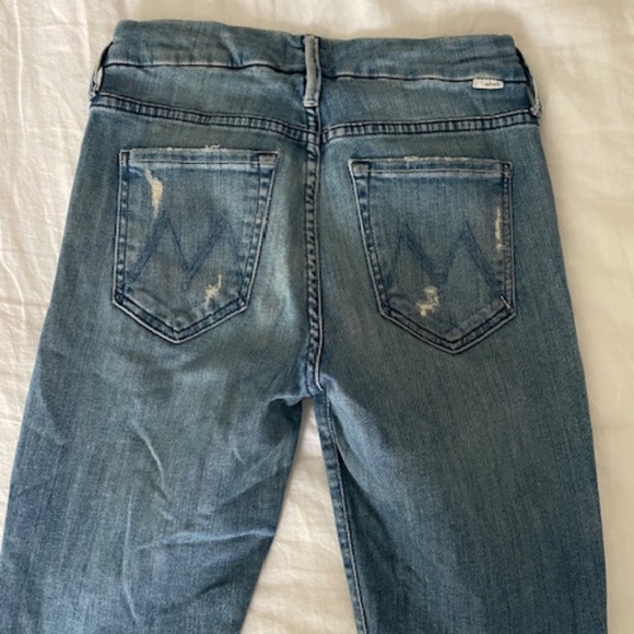 MOTHER Jeans The Looker Ankle Step Fray - Picture 6 of 7